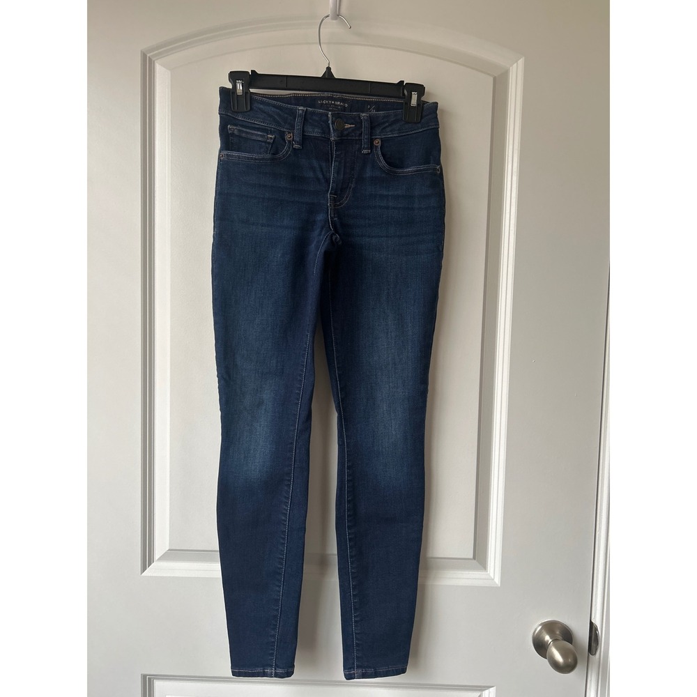 Lucky Brand Lolita Low Rise Skinny Jeans Dark Wash Denim 2/26